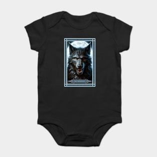 The Werewolf Tarot Card Baby Bodysuit